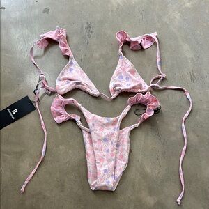 Blackbough Pastel Floral Bikini